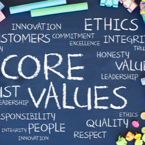 Finding Your Core Values Exercise