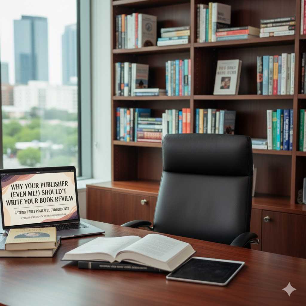Why Your Publisher (Even Me!) Shouldn’t Write Your Book Review