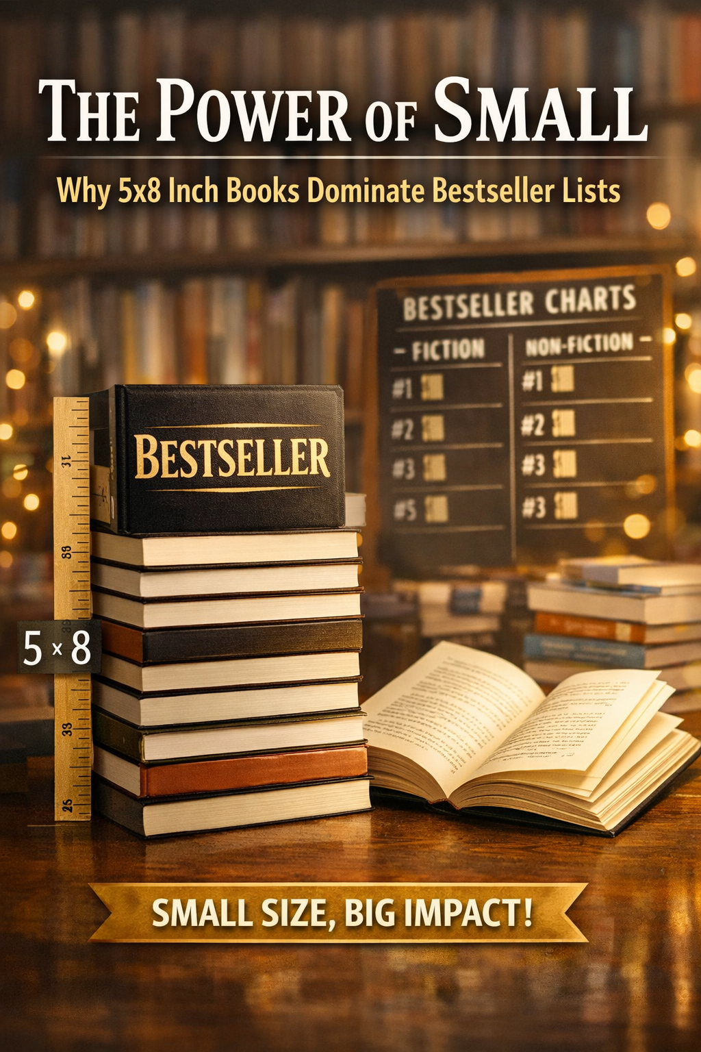 The Power Of Small: Why 5×8 Inch Books Dominate Bestseller Lists