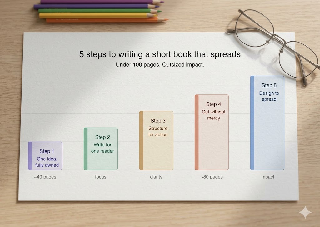 Short Books: 5 Steps to Writing a Book Under 100 Pages That People Actually Read, Finish, and Share