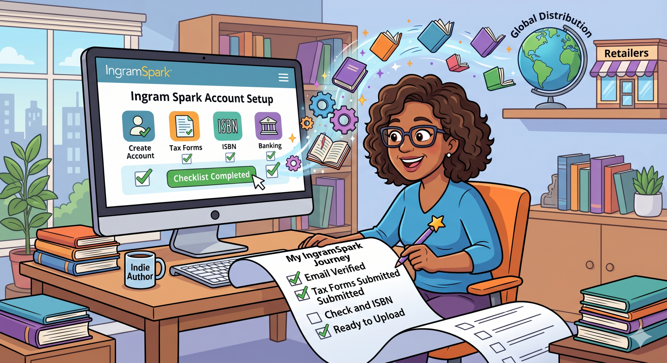 How to Set Up Your Ingram Spark Account