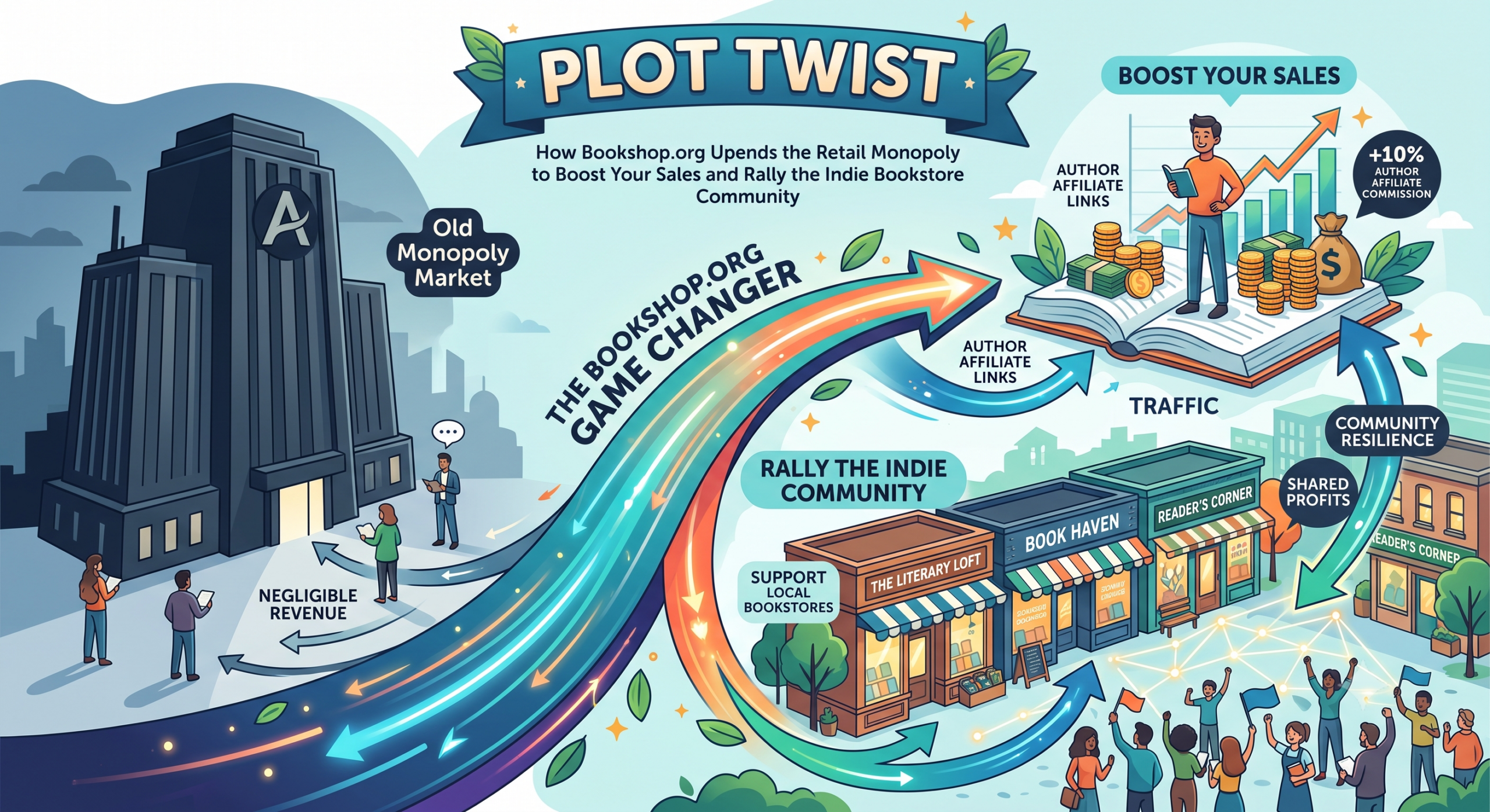 Why Savvy Authors are Ditching E-Commerce Giants to Build Real Wealth and Community with Bookshop.org